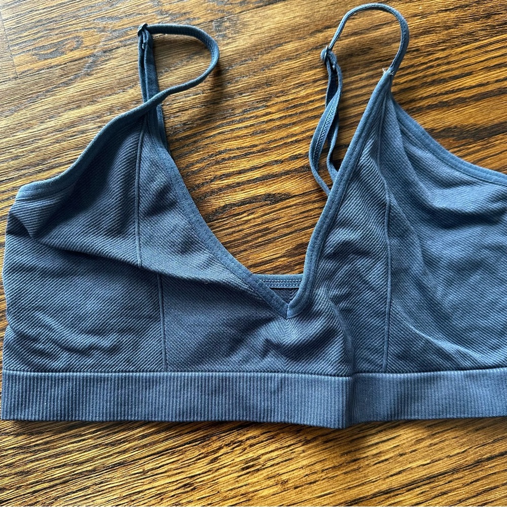 Colsie Heathered Blue seamless Bralette